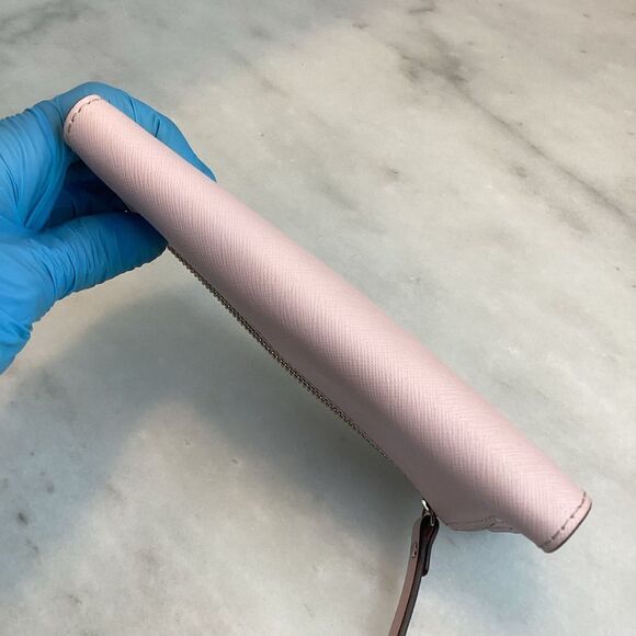 Kate Spade Cross Grain Leather Wallet Sleek Minimalist Design - Picture 10 of 16